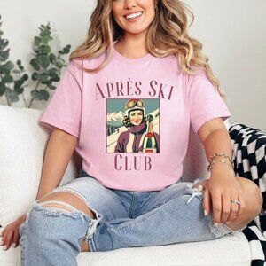 Apres Ski Club T-Shirt, Retro Skiing T-Shirt, Funny Ski Shirt